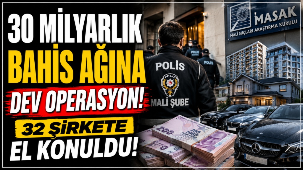 Yasa Dışı Bahis, 32 Şirkete El Konuldu