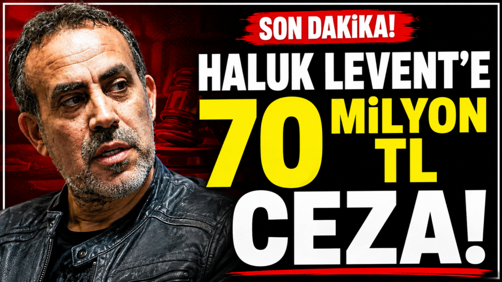 Haluk Levent’e 70 Milyon TL’lik Çek Cezası