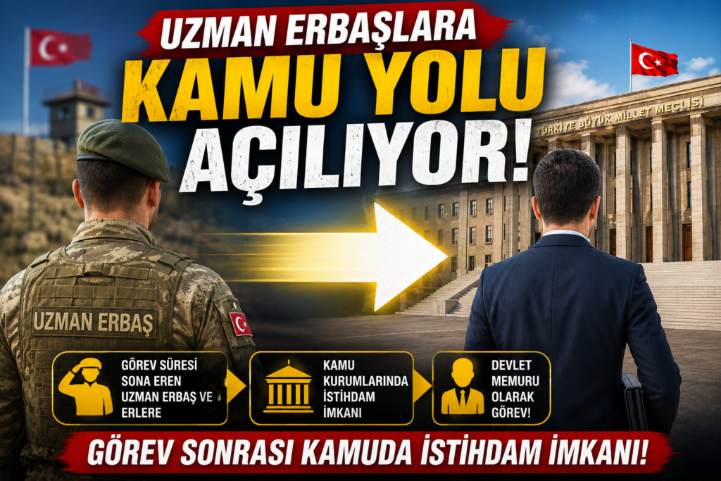 Uzman Erbaşlara Kamu Yolu Açılıyor
