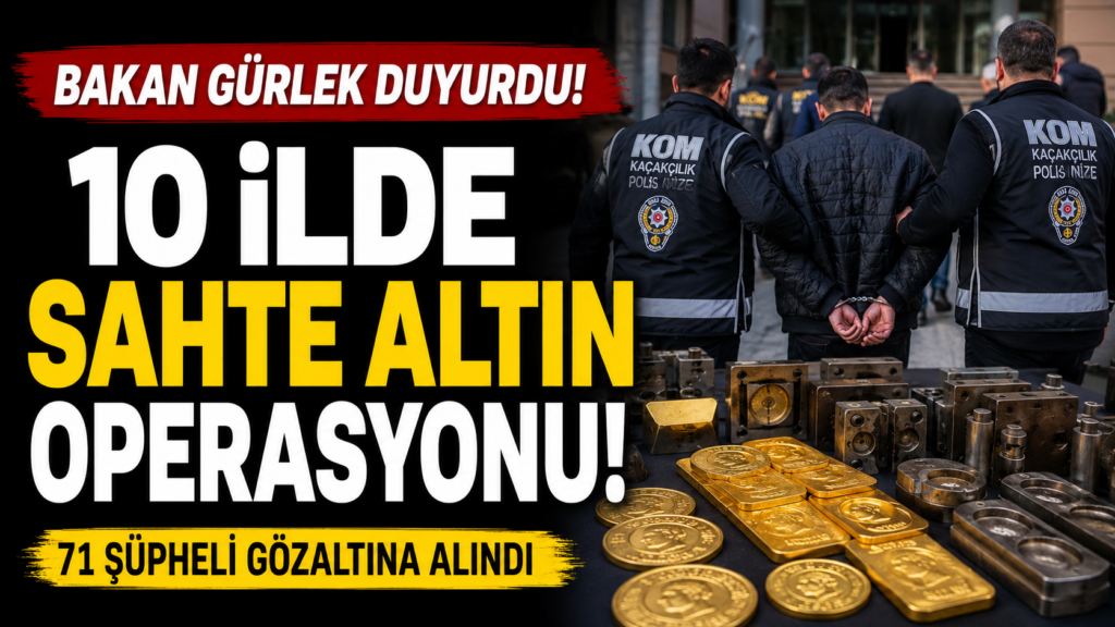 Sahte Altın Operasyonu