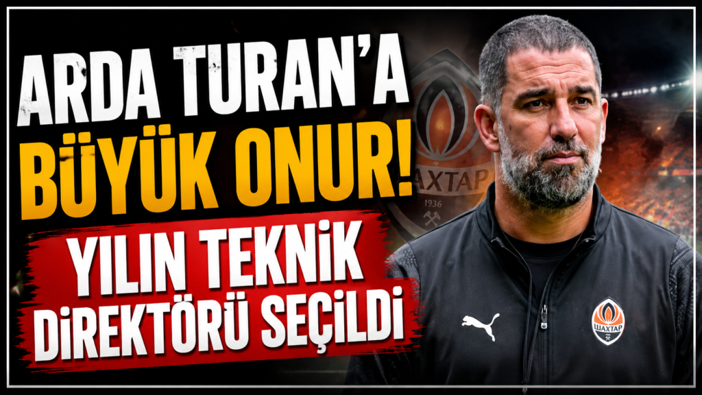 Arda Turan Yılın Teknik Direktörü Seçildi