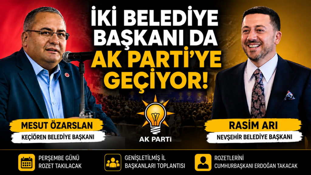 Ak Parti’ye Çifte Belediye Transferi