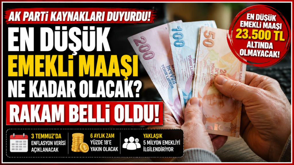 AK Parti’den En Düşük Emekli Maaşı İçin 23.500 TL Sürprizi