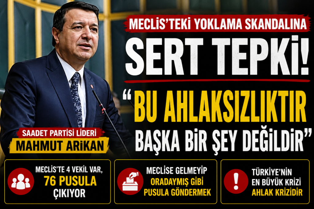 Arıkan’dan Oylama Tepkisi, Bu Ahlaksızlıktır