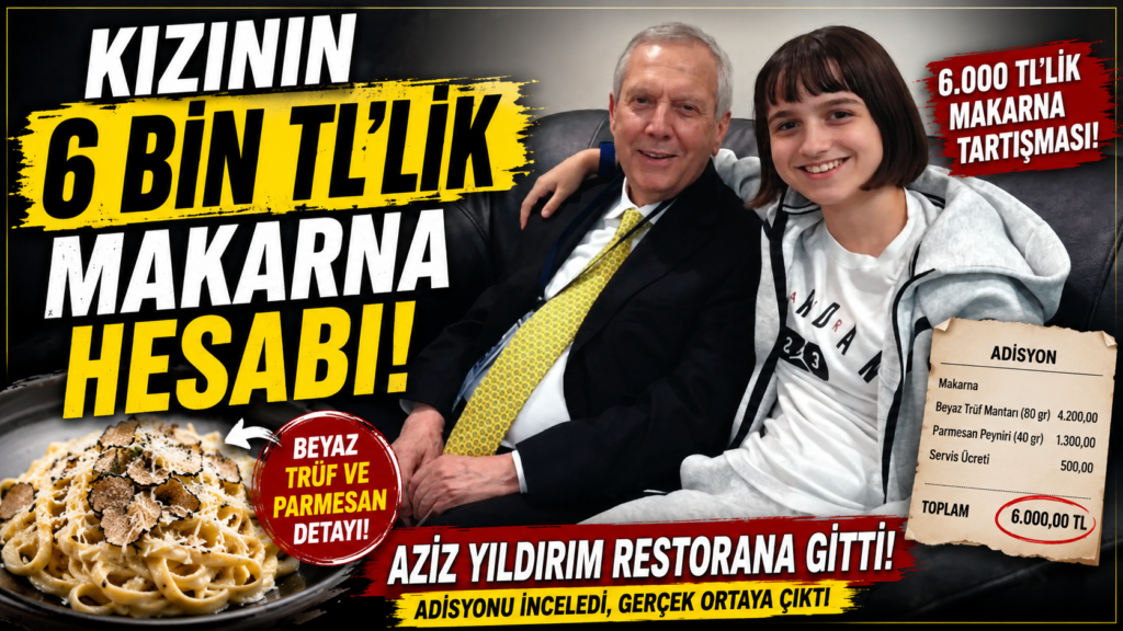 Yıldırım 6 bin TL’lik Bir Tabak Makarnanın Hesabını Sordu