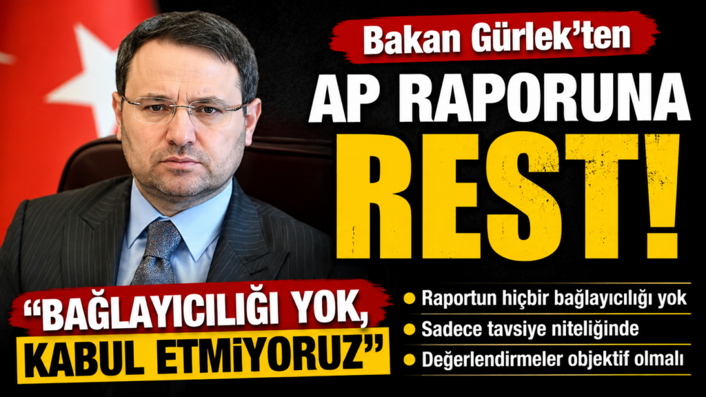 Bakan Gürlek’ten AP’ye Rest