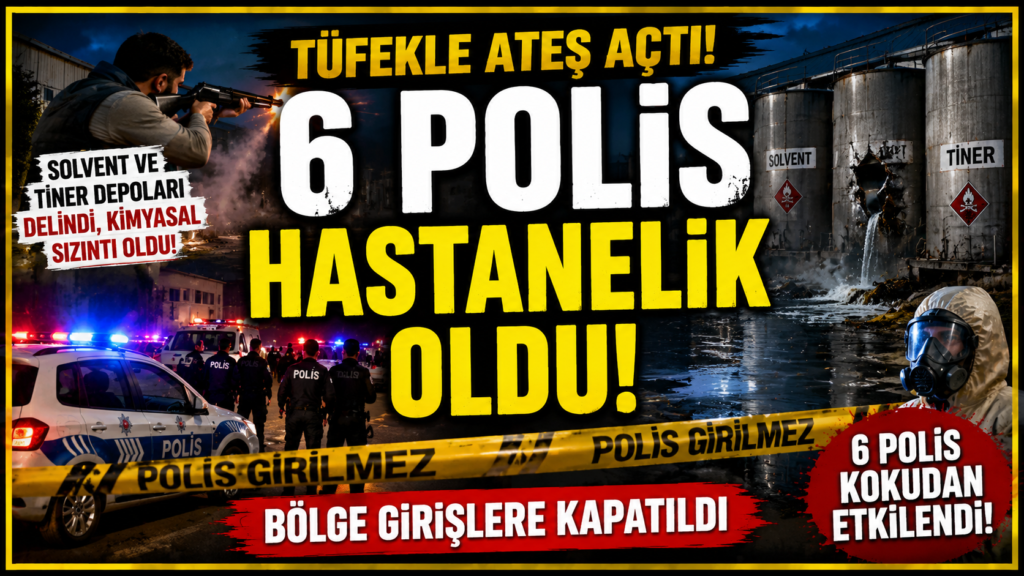Kimyasal Alarm: 6 Polis Hastanelik Oldu