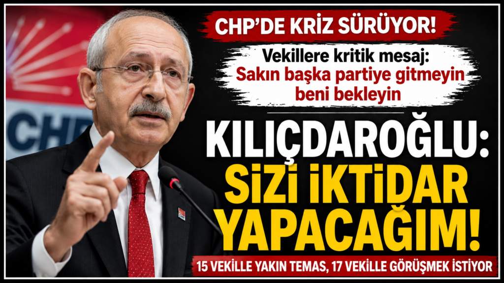 Kılıçdaroğlu’ndan Vekillere: Sizi İktidar Yapacağız