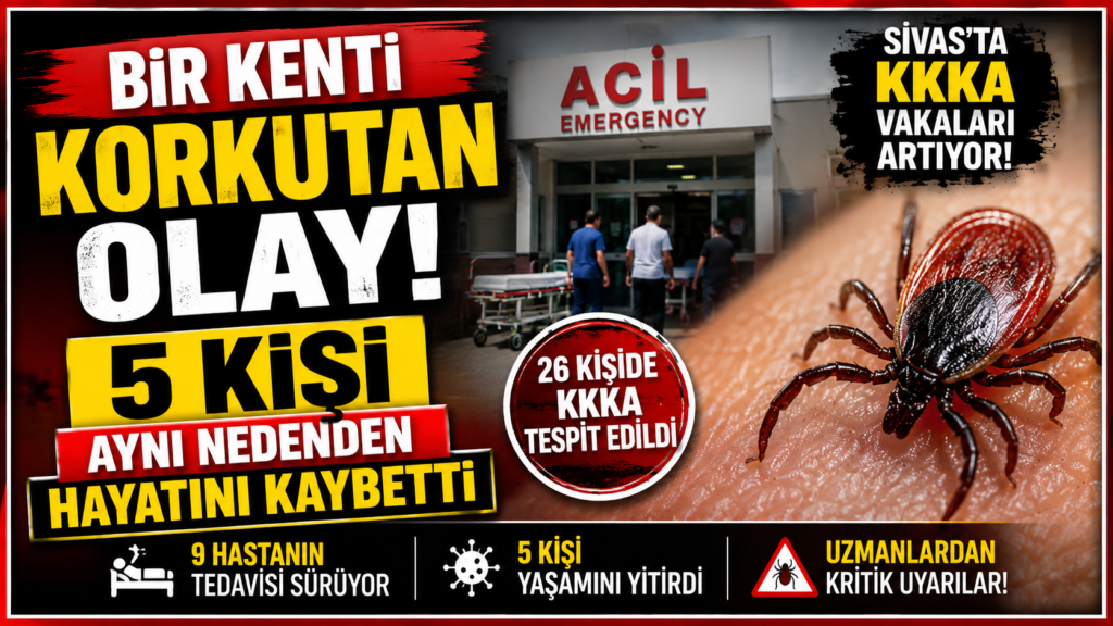 Sivas’ta KKKA nedeniyle 5 Kişi Öldü