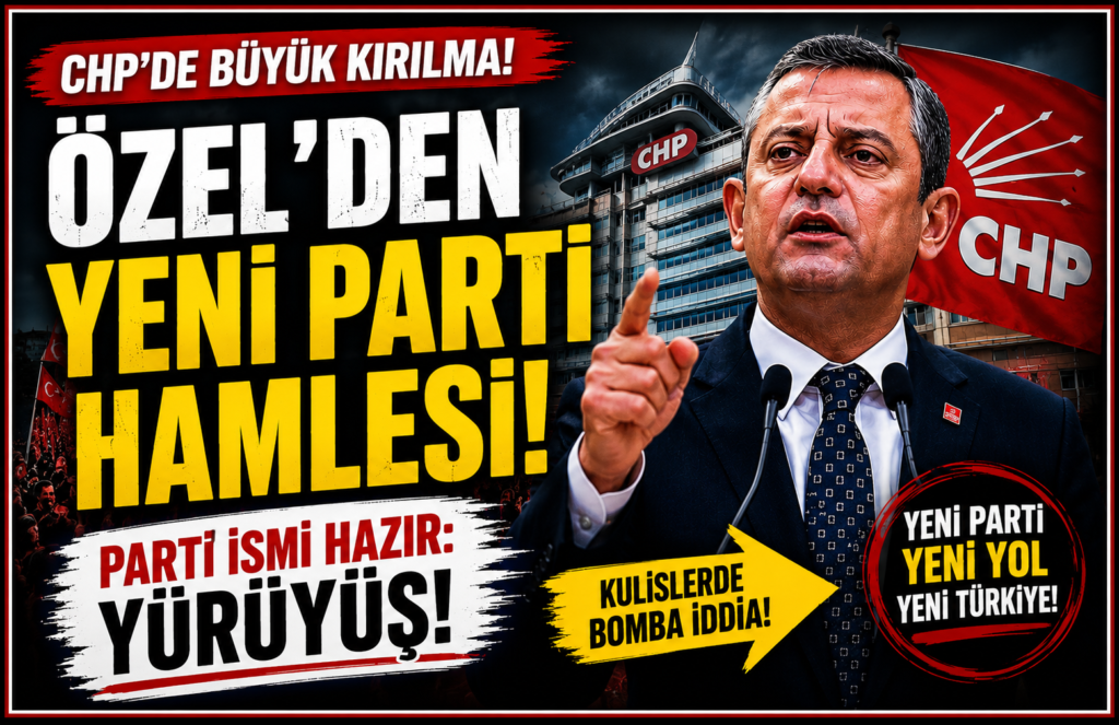 Özel’in Yeni Partisinin Adı Hazır: Yürüyüş