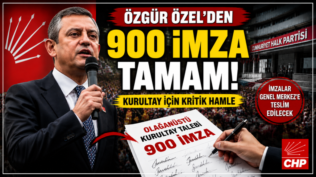 Özel: Kurultay İçin 900 İmza Tamam