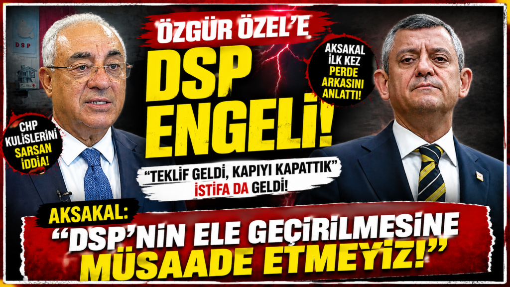 DSP  Özgür Özel Cephesini Reddetti