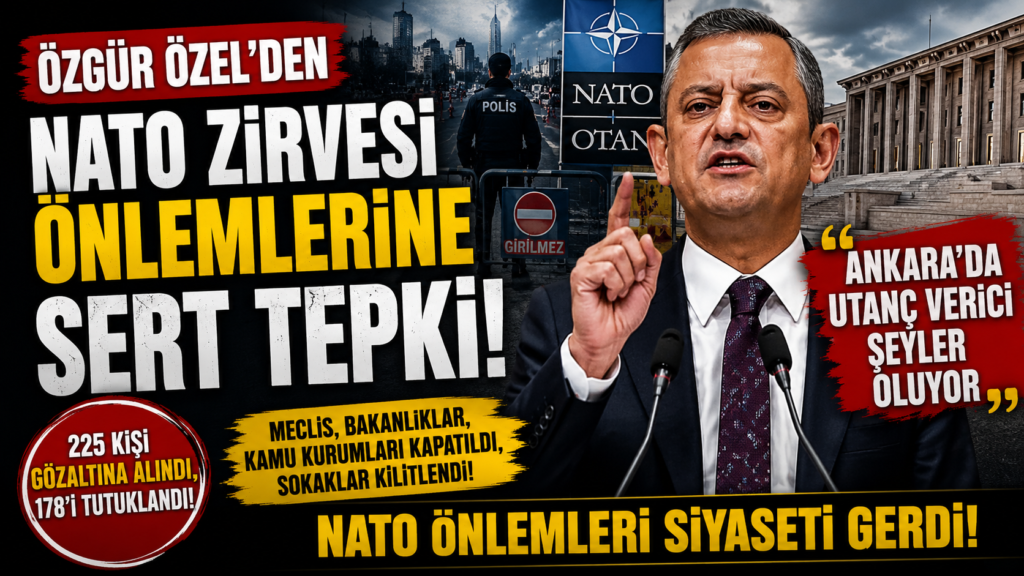 Özel’den Ankara İçin Olağanüstü Hal Çıkışı