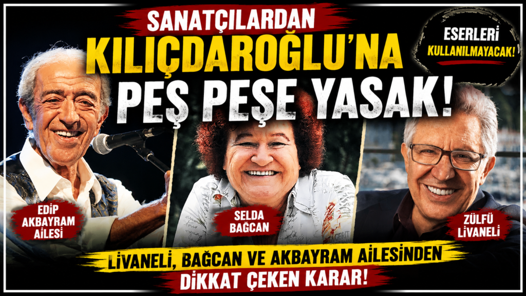 Sanatçılardan Kılıçdaroğlu’na Eser Yasağı