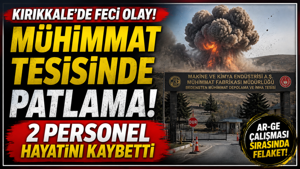 MKE  Tesisinde Patlama: 2 ölü