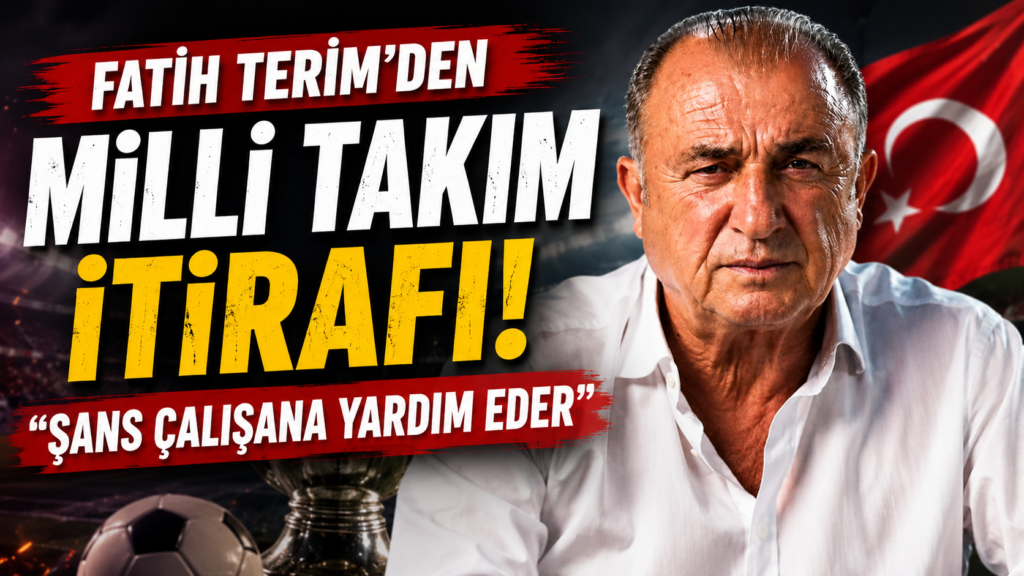 Fatih Terim’den Milli Takım İtirafı