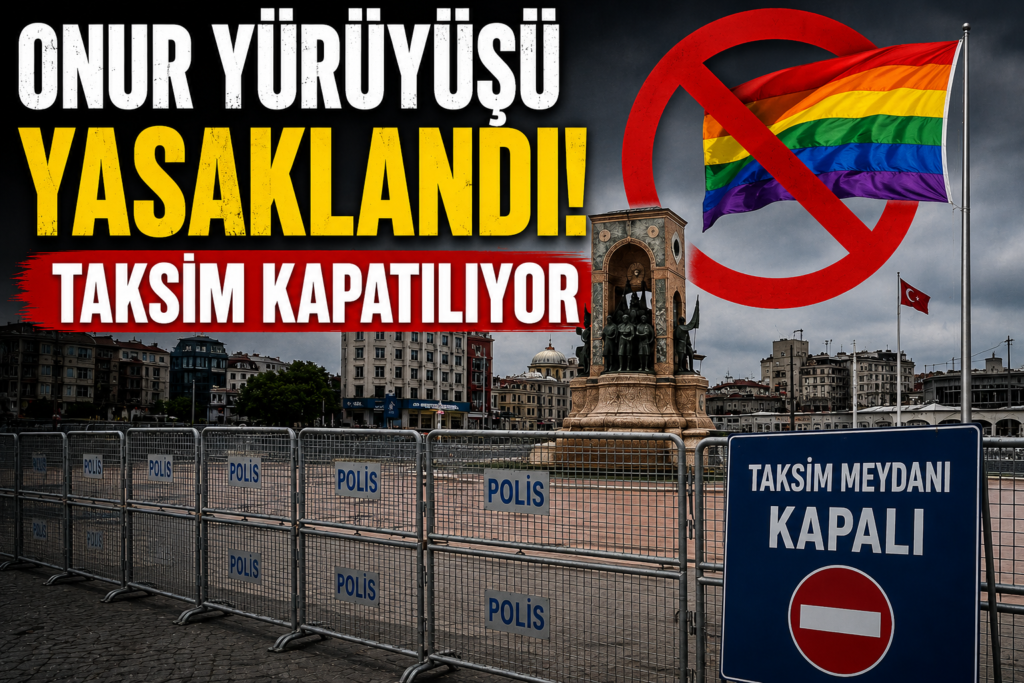 Taksim’e Onur Yürüyüşü Ablukası