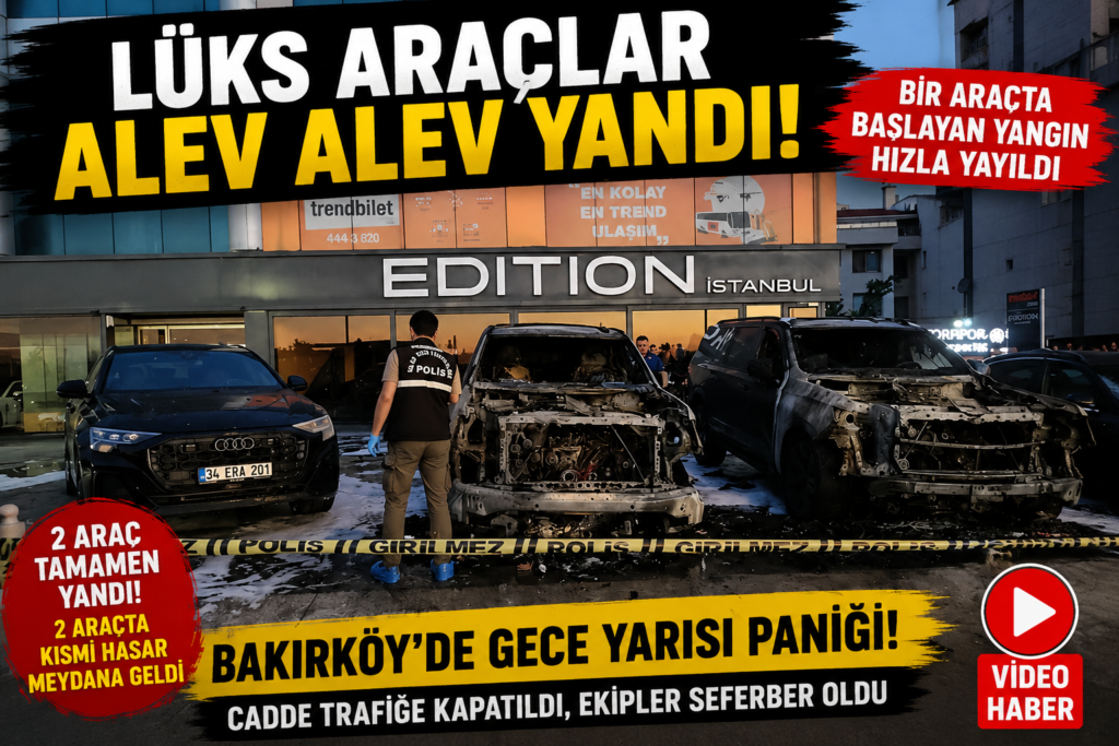 İstanbul Bakırköy’de Yangın Alarmı