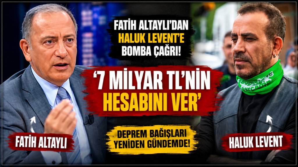 Altaylı: Deprem Bağışlarının Hesabını Ver