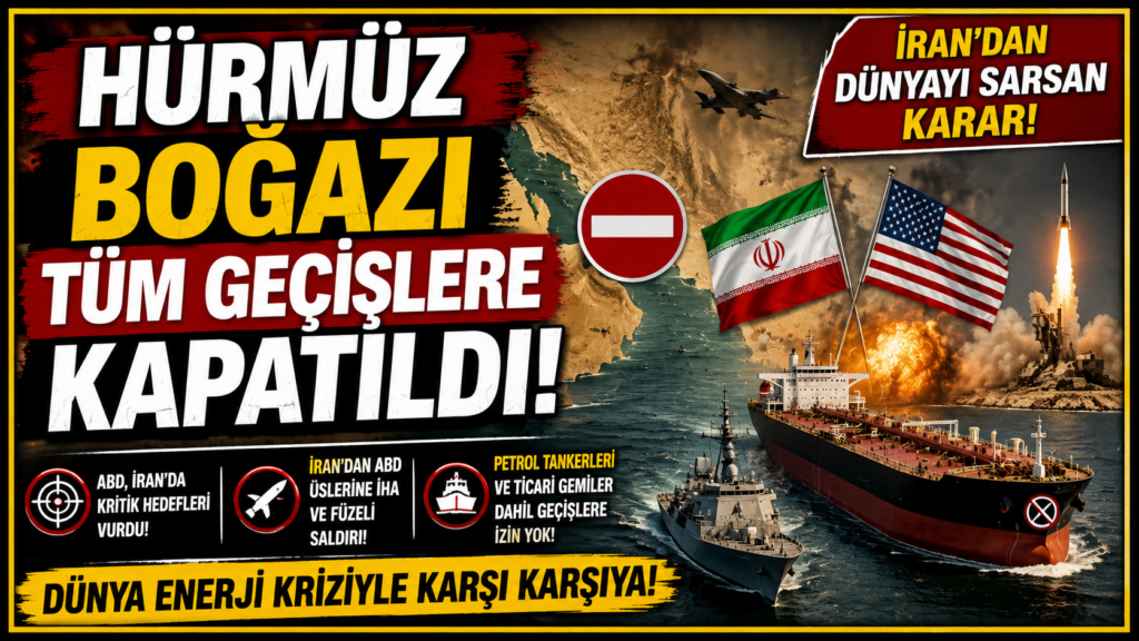 İran Dünyaya Rest Çekti, Hürmüzü Tamamen Kapattı