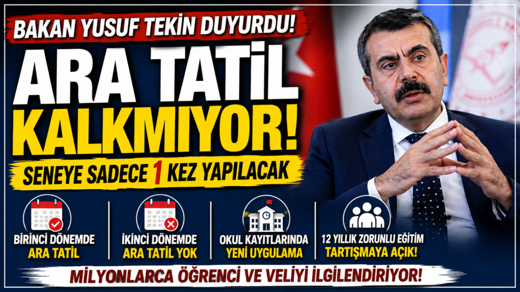 Ara Tatilde Yeni Dönem