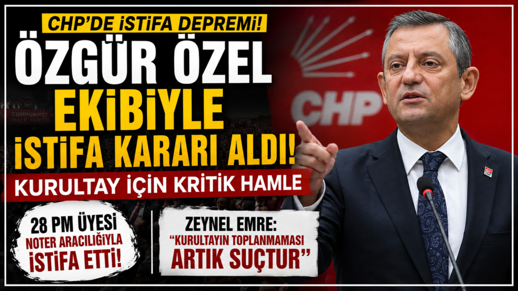 Özel ve Ekibi PM ‘den İstifa Ediyor
