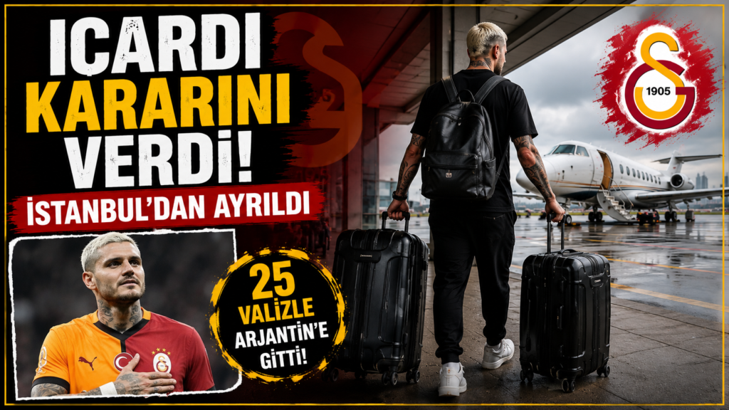 Icardi İstanbul’a Veda Etti