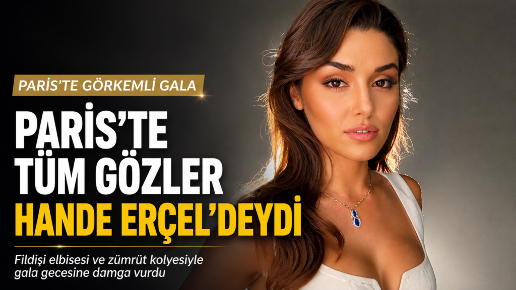 Hande Erçel Paris’te Büyüledi
