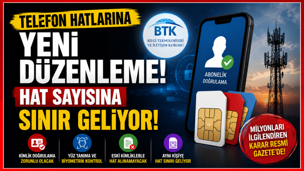 Telefon Hatlarına Yeni Düzenleme