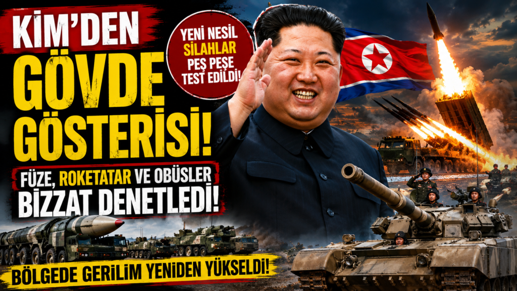 Kim Joung-Un’ dan Dünya’ya Gözdağı