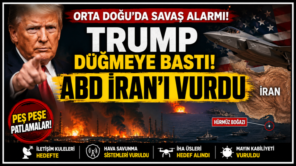 Trump Talimat Verdi, ABD İran’ı Vurdu