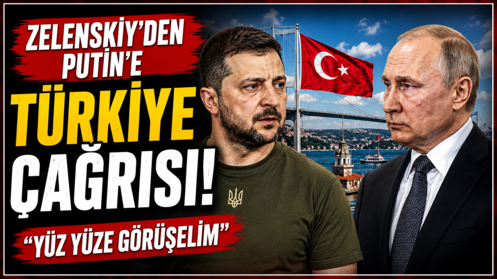 Zelenskiy’den Putin’e Türkiye Çağrısı