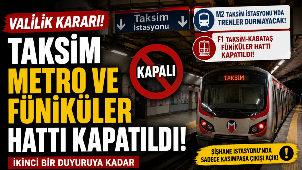 İstanbul’da Taksim Ulaşımına Yeni Düzenleme