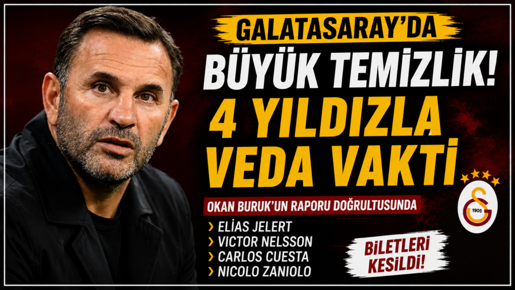 Okan Buruk 4 İsmin Biletini Kesti
