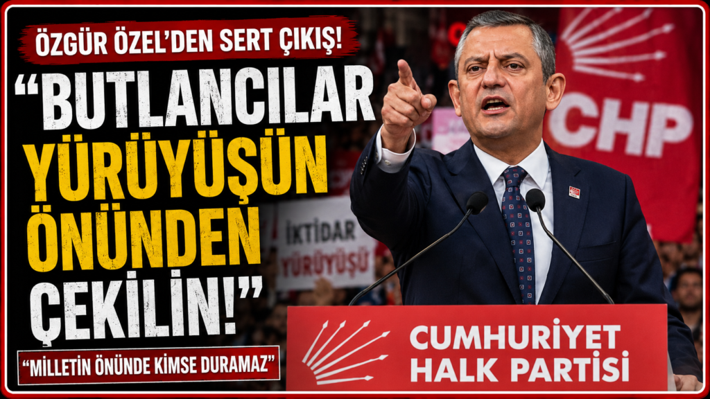 Özel’den Rest: Yürüyüşü Durduramazsınız