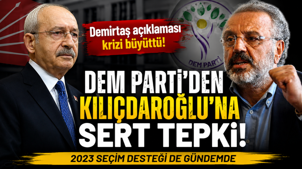 DEM Parti: Kılıçdaroğlu’na Destek Verdiğimize Pişmanız