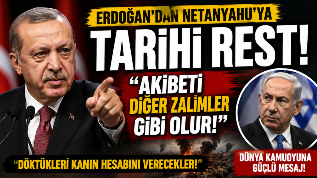 Erdoğan:   Döktükleri Kanın Hesabını Verecekler