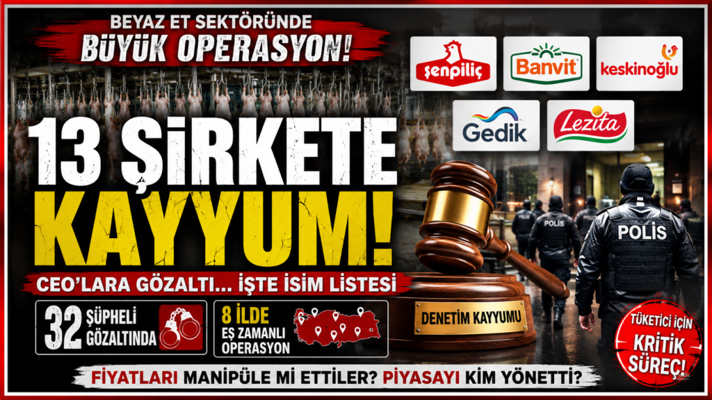 Beyaz Et Devlerine Operasyon: 13 Şirkete Kayyum