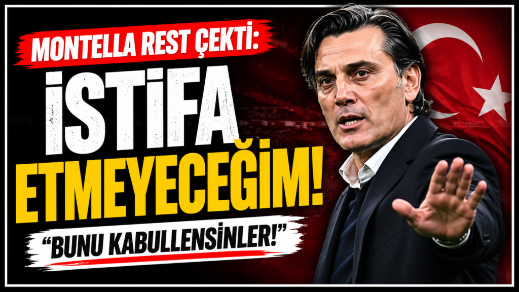Montella: İstifa Etmeyeceğim