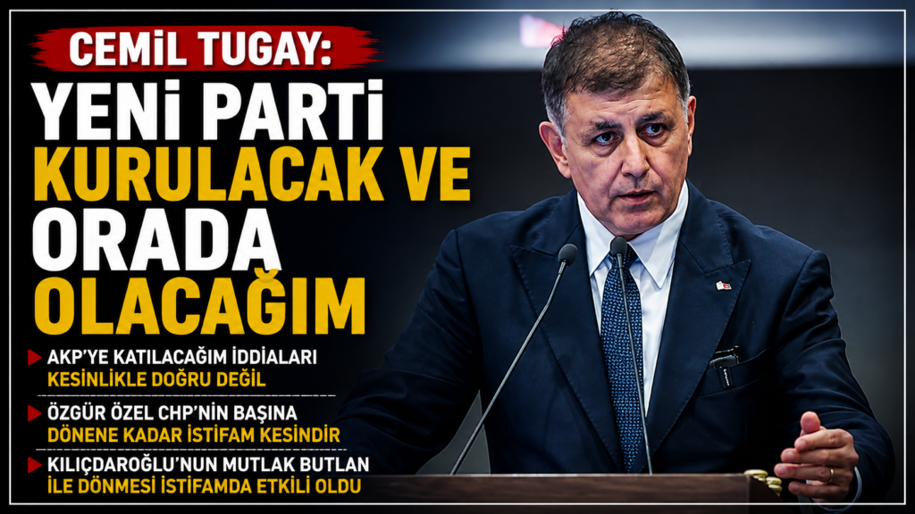 Tugay: kurulacak Yei partiye Gideceğim