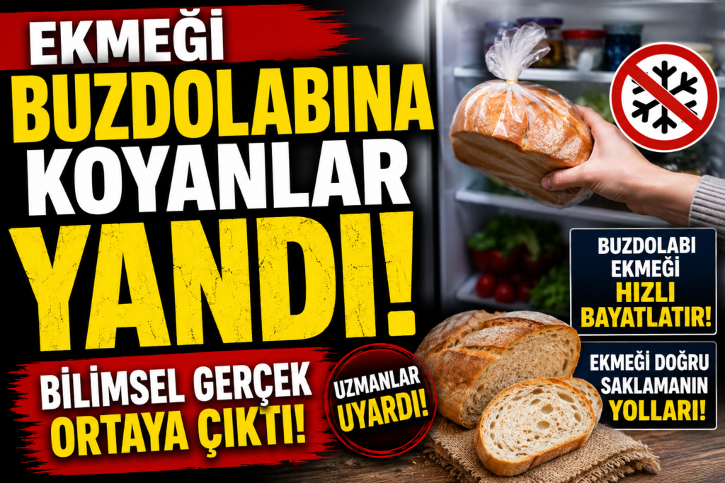 Ekmeği Buzdolabına Bırakanlar Dikkat