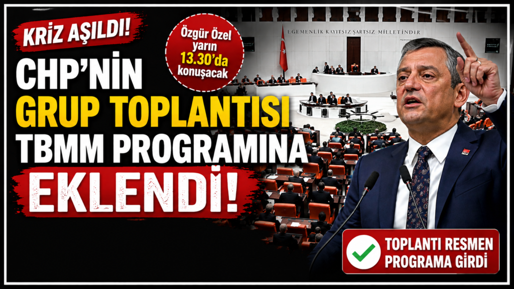 Özgür Özel’e Meclis Engeli Kalmadı