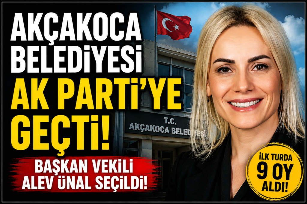 Akçakoca Belediyesi AK Partiye Geçti