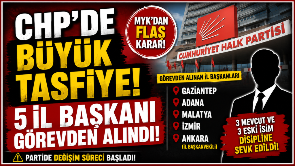 CHP’de Tasfiyeler Başladı