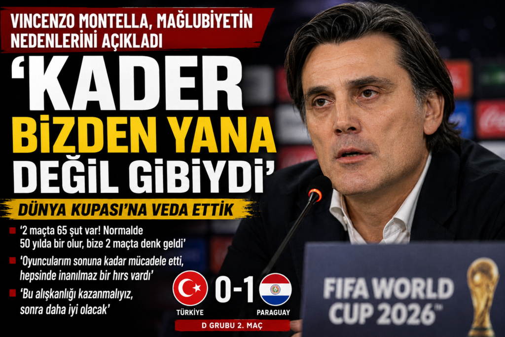 Montella: Kader Bizden Yana Değil
