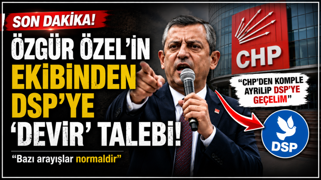 Özel’in Ekibinden  DSP’ye,  Bize Devredin Teklifi