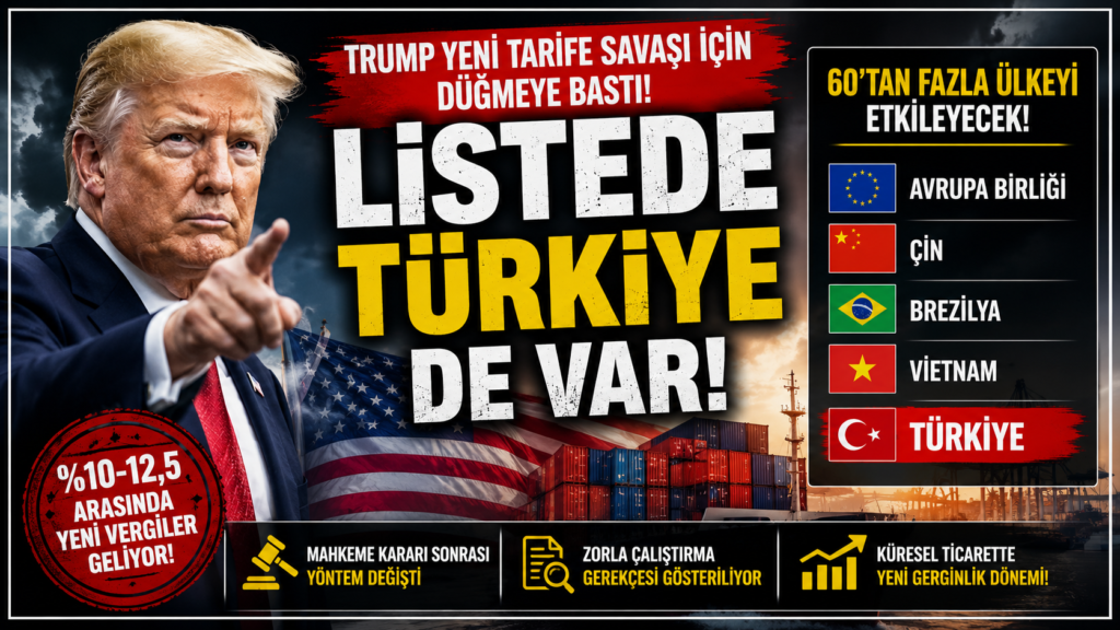 Trump Düğmeye Bastı Türkiye’de Listede
