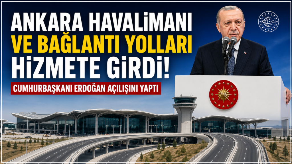 Erdoğan  Ankara’da Dev Projeyi Hizmete Açtı