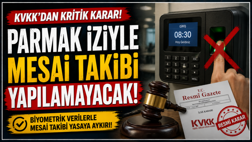 Parmak İziyle Mesai Takibi Yasaklandı