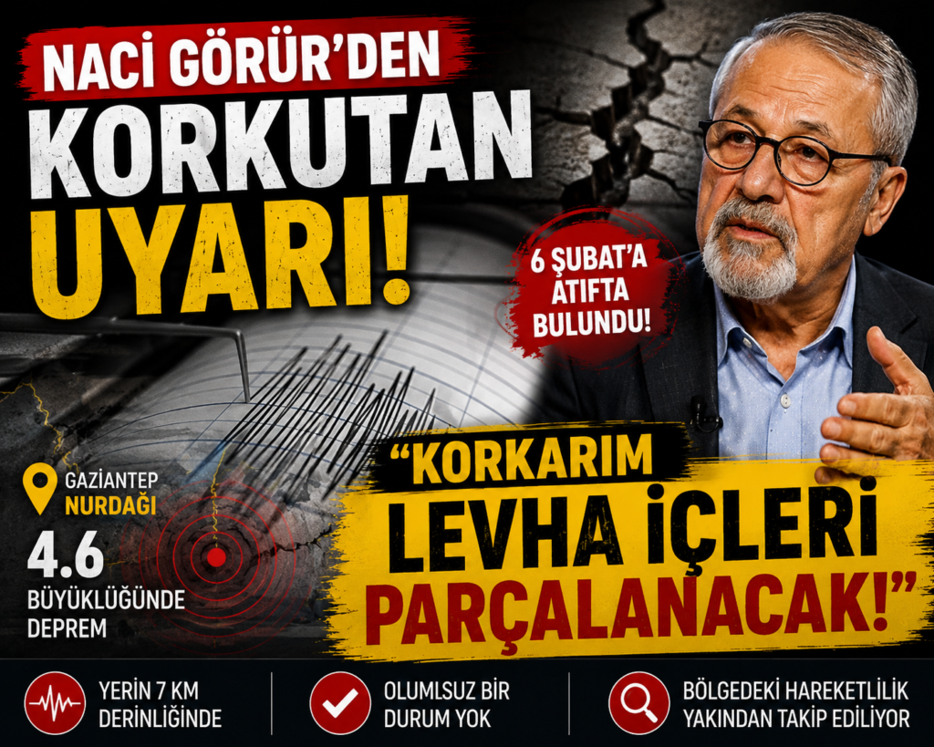 Naci Görür’den Korkutan Deprem Uyarısı